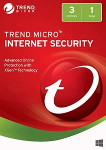Trend Micro Internet Security 3 Devices 1 Year